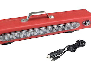 Wireless battery-powered LED tow light